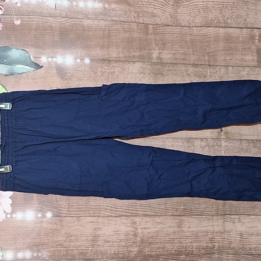 White LABEL STRETCH SCRUB UNIFORM PANTS MEDIUM BLUE